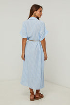 Shirt Dress - Sky