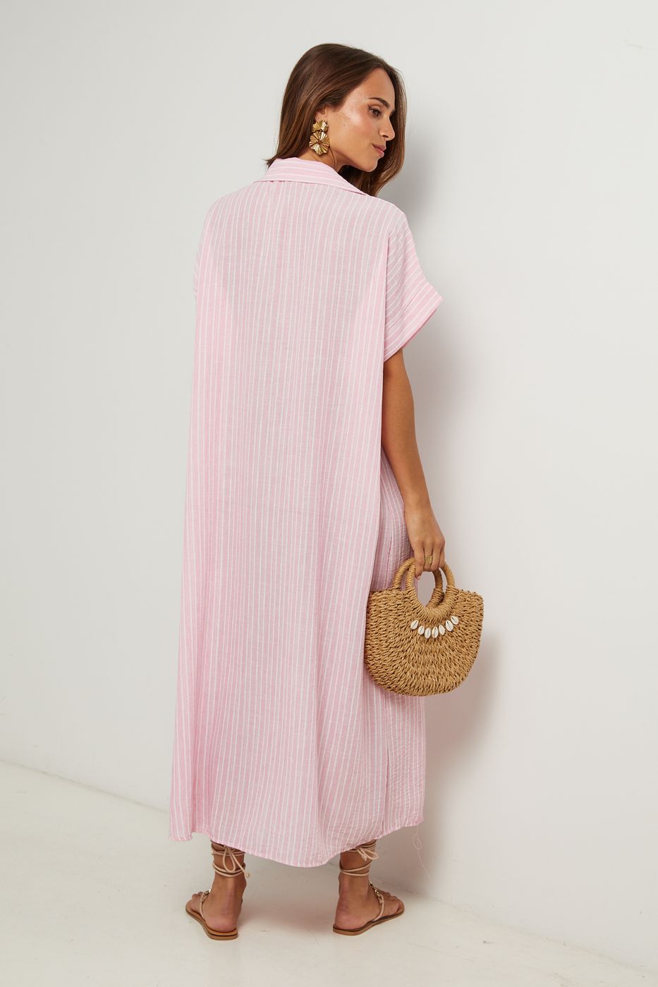 Robe Chemise - Rose