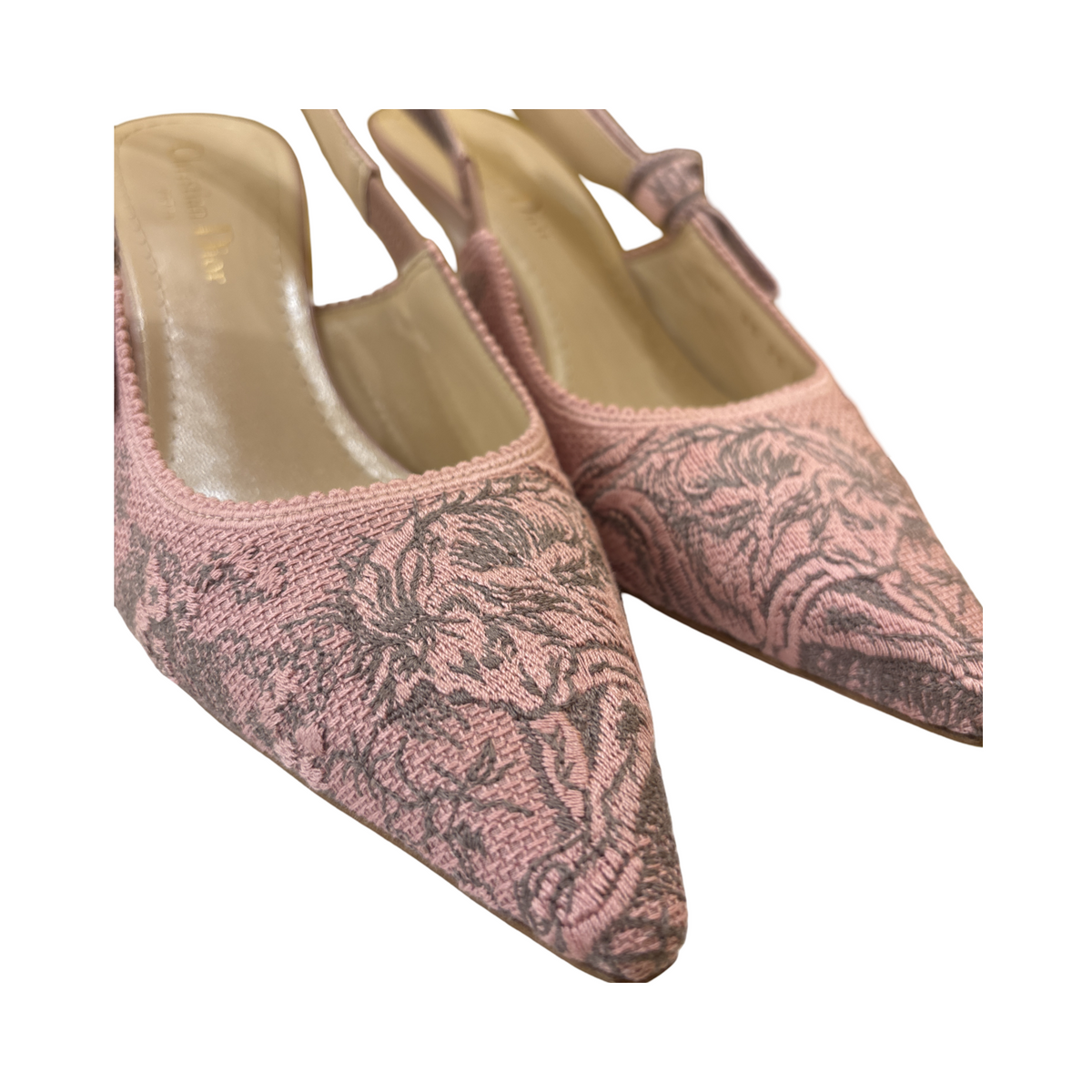 Christian Dior - Pumps Women'S J'Adior Slingback Pumps 65 Toile - Rosa