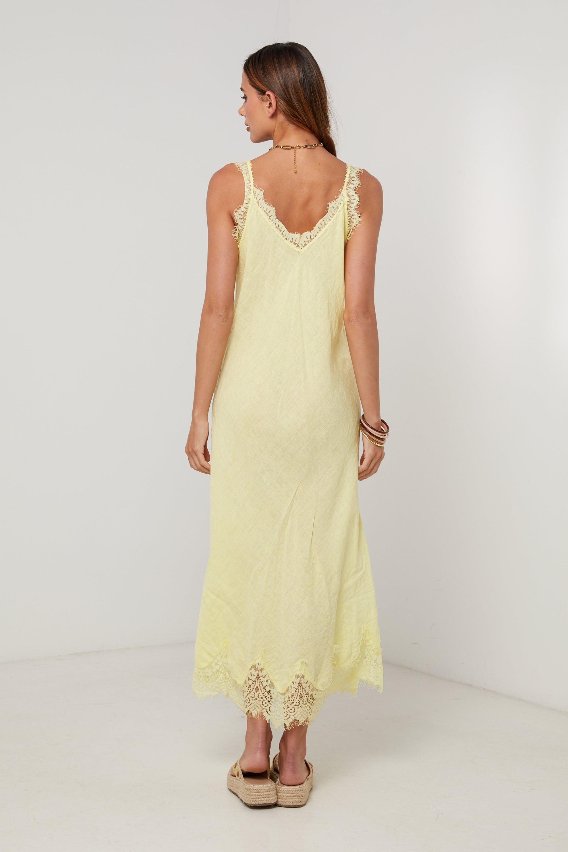 Robe - Jaune - Femme