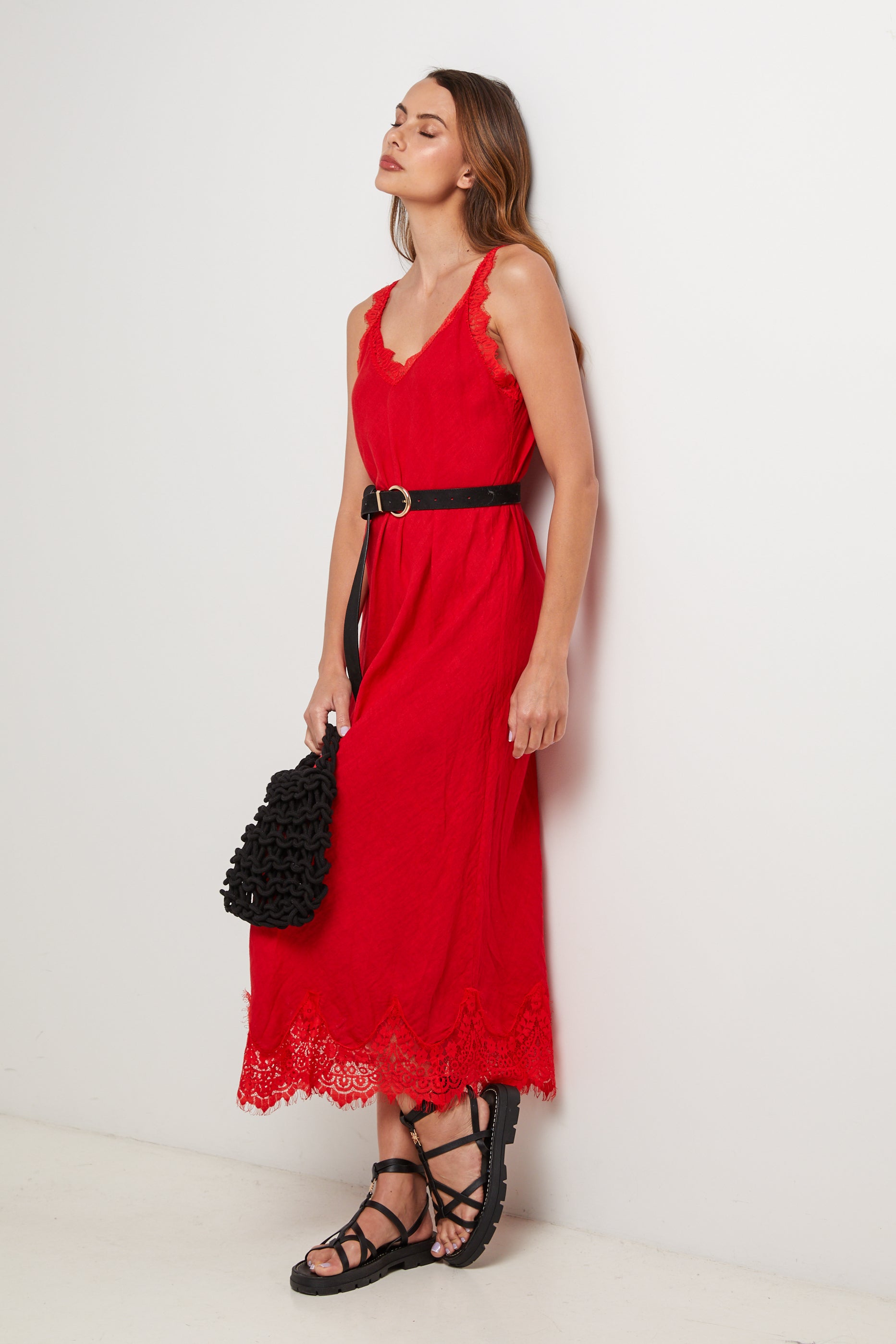 Robe - Rouge - Femme