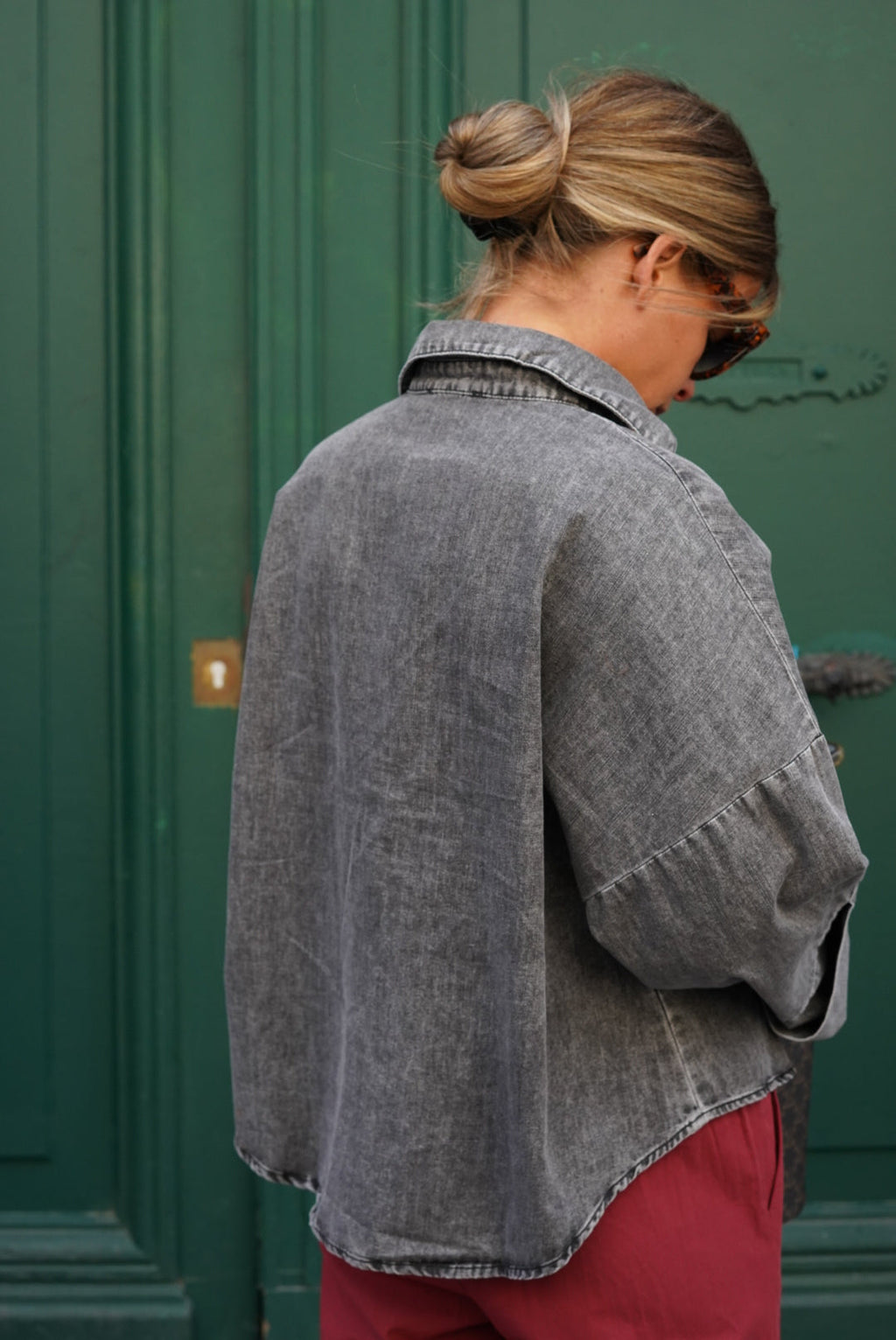Chemise Léonore Denim Gris