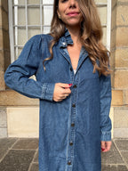 Marion Long Sleeve Denim Dress