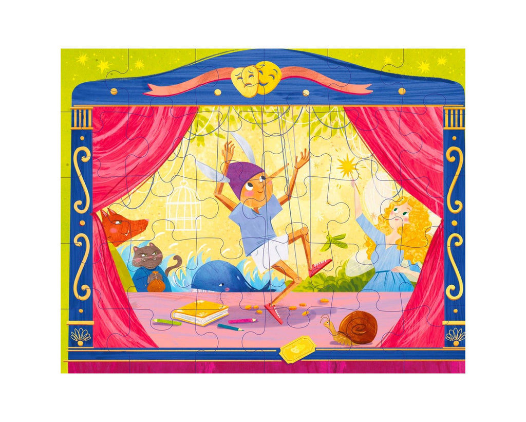 Puzzle + Book - Pinocchio