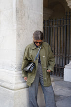 Veste Mi-Longue Agathe Kaki