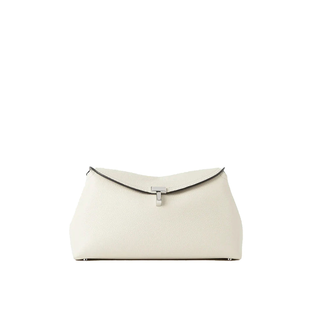 Sac Toteme T-Lock Leather Clutch
