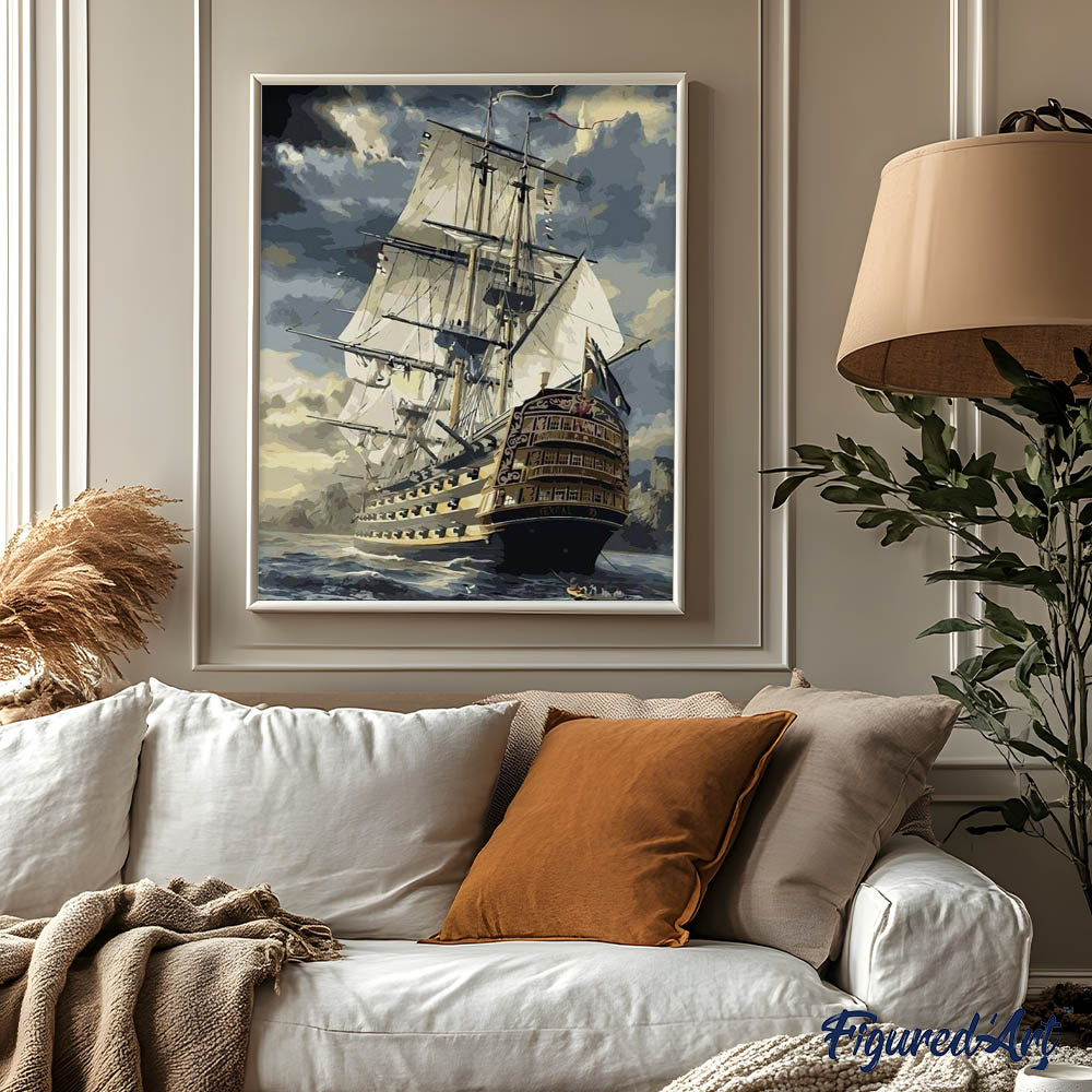 Pintura por números - Galeón Océano