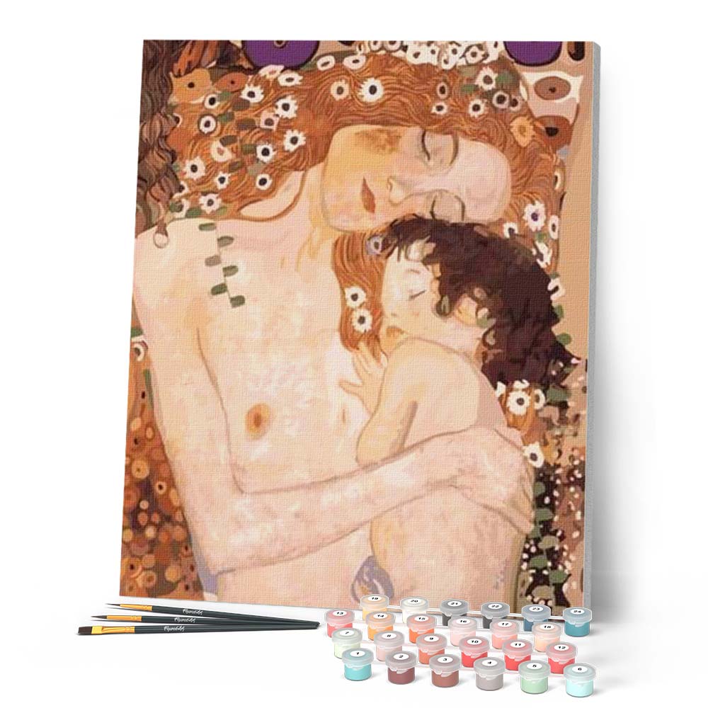 Peinture Par Numéros - Mère Et Enfant De Klimt