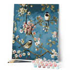 Peinture Par Numéros - Fleurs Et Oiseaux