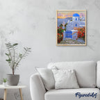 Peinture Par Numéros - Petit Village Grec