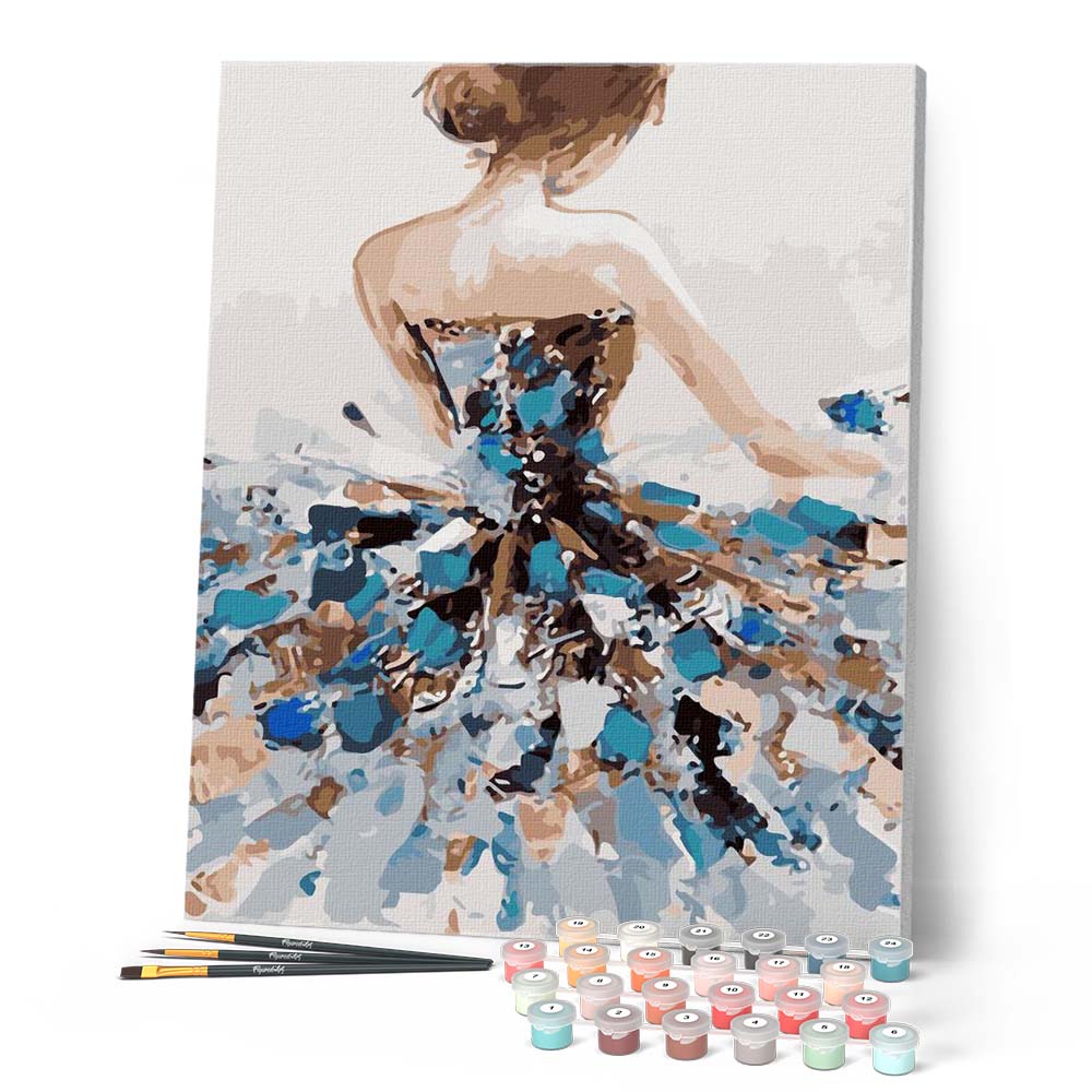 Paint By Numbers - Classical Ballerina From Behind