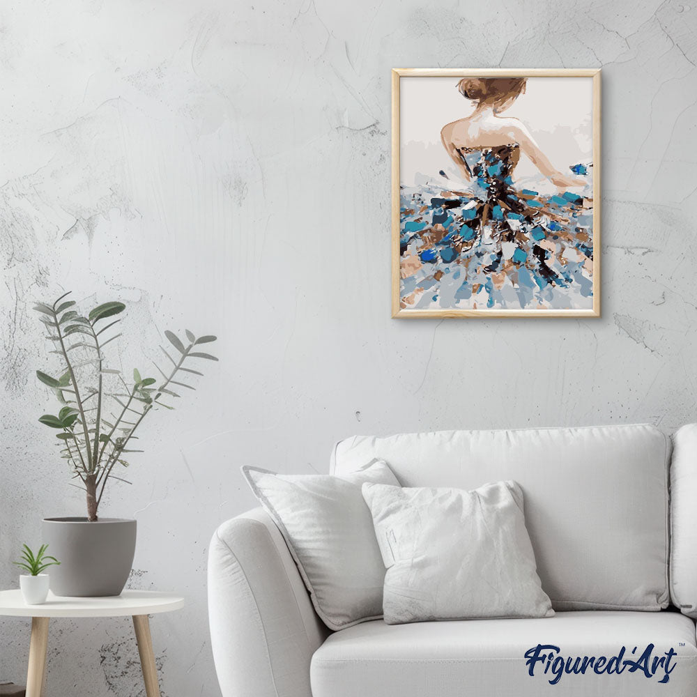 Paint By Numbers - Classical Ballerina From Behind