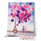 Peinture Par Numéros - Lâcher De Ballons À Paris