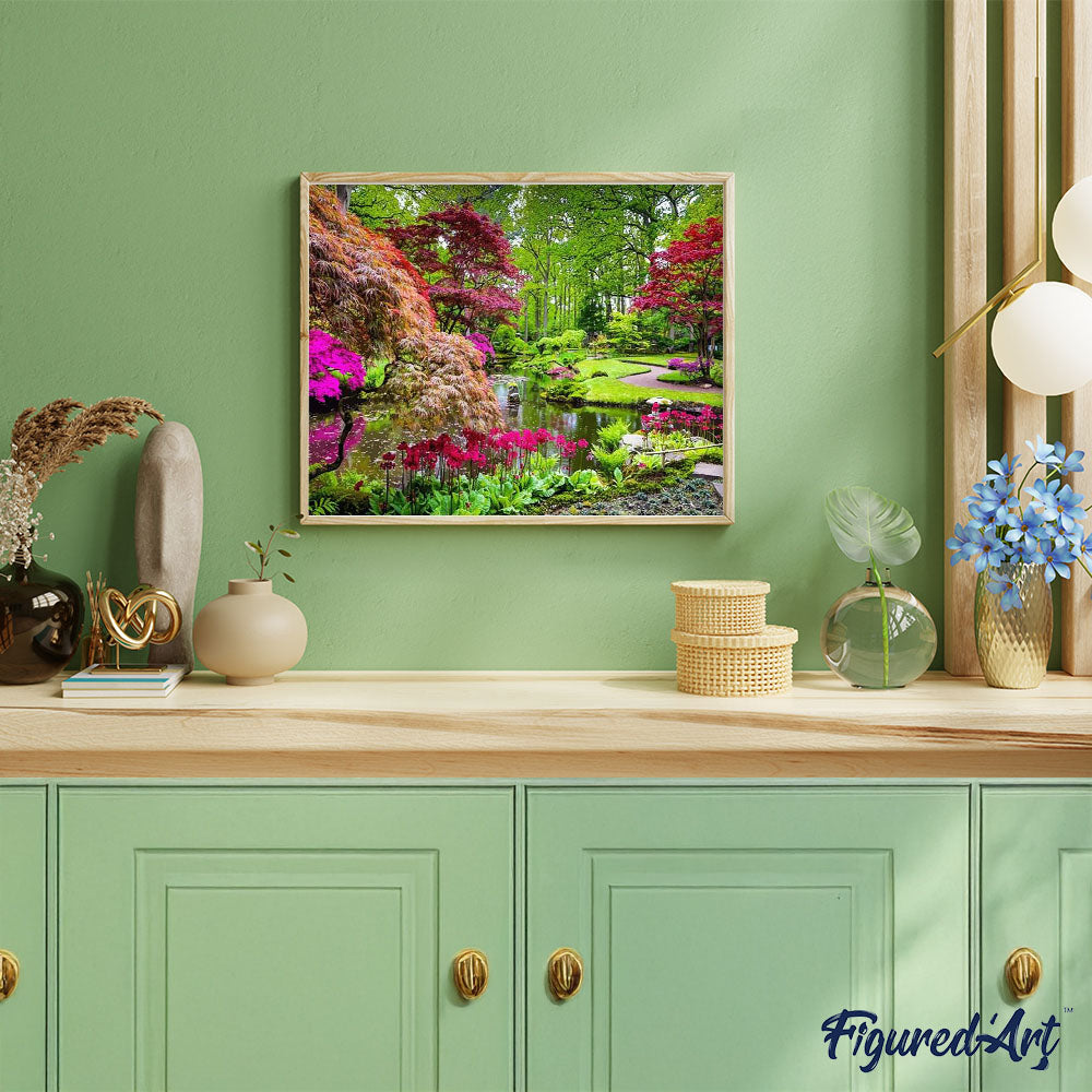Paint by Numbers - Flowered Park