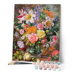 Pintura por números - Explosiones de Flores