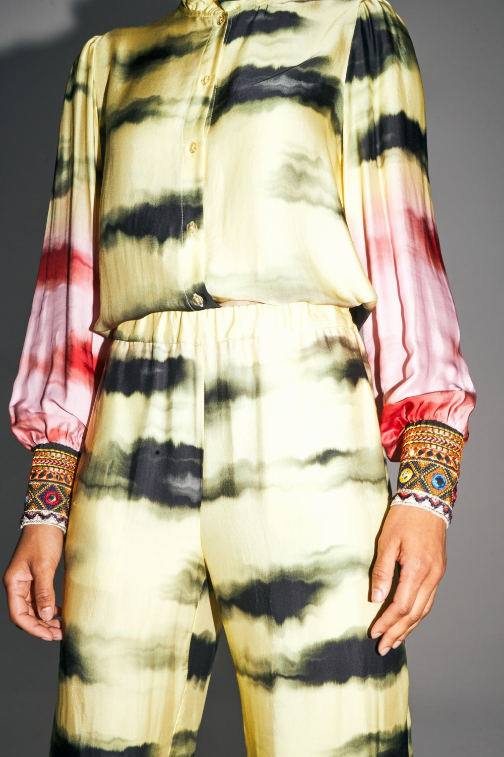 The Darline Funky Tie And Dye Print Shirt