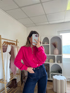 Fuchsia Léonie Wool Knitwear