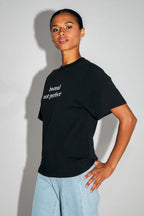 The Colette Collector T-Shirt In Black Cotton And Modal Jersey Made In Portugal