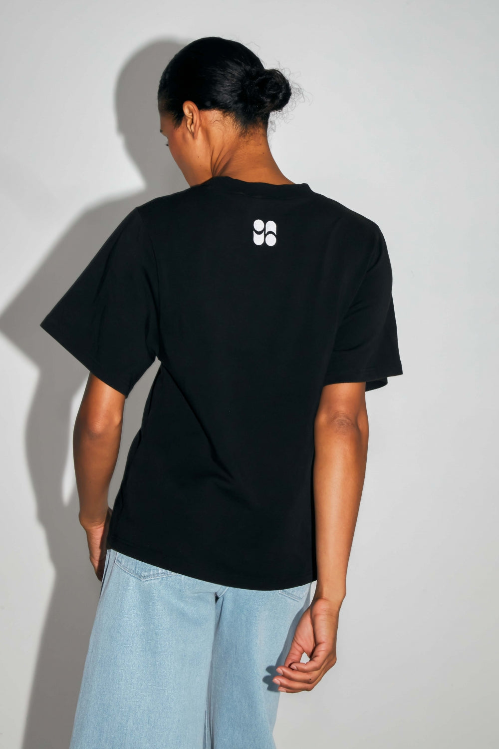 The Colette Collector T-Shirt In Black Cotton And Modal Jersey Made In Portugal