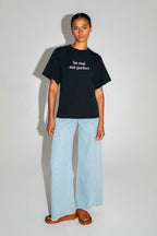 The Colette Collector T-Shirt In Black Cotton And Modal Jersey Made In Portugal