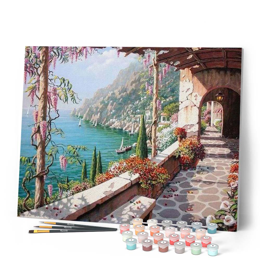 Paint by Numbers - Sea View From The Patio