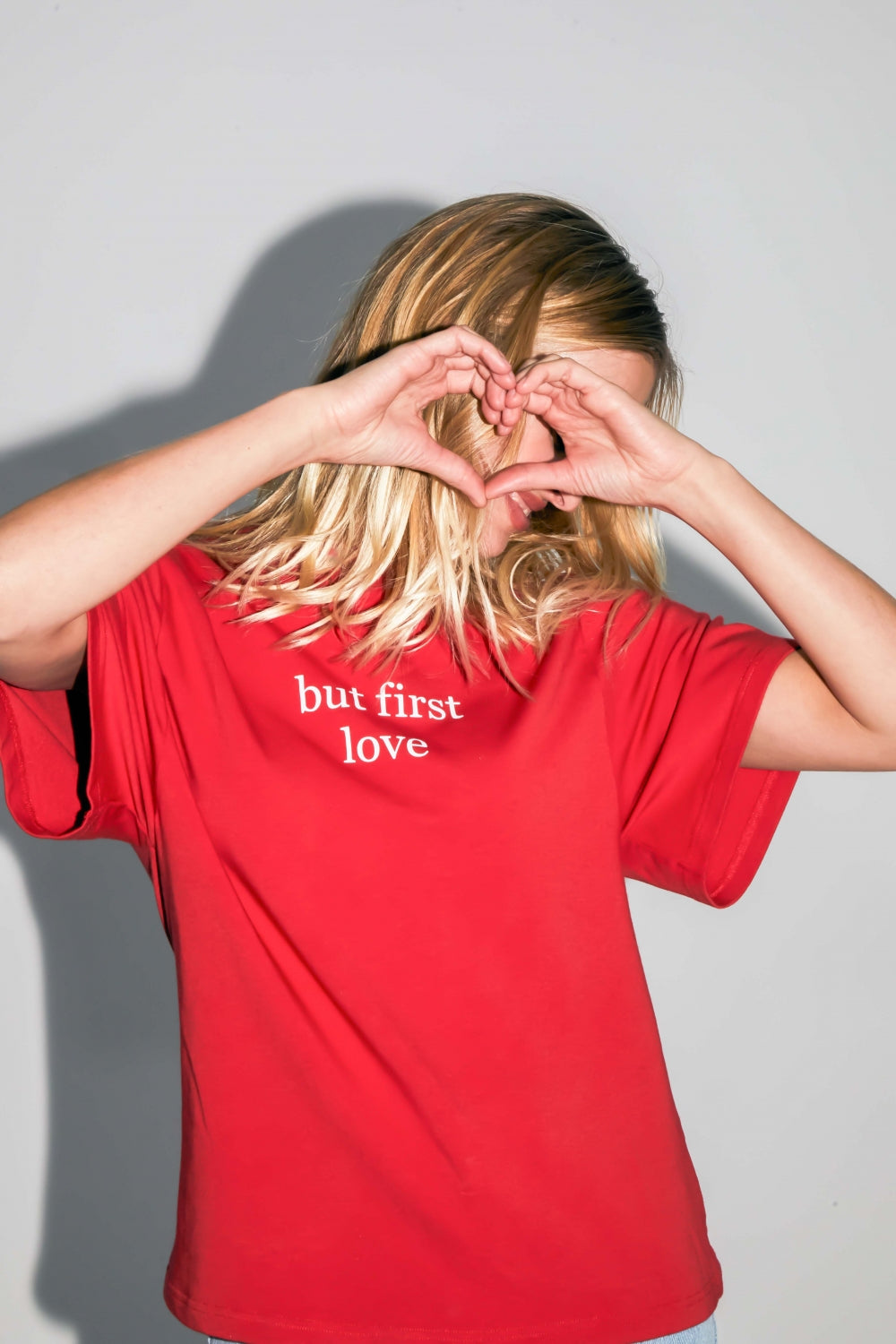 The Colette Collector T-Shirt In Red Cotton And Modal Jersey Made In Portugal