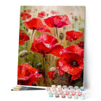 Paint By Numbers - Poppy Field