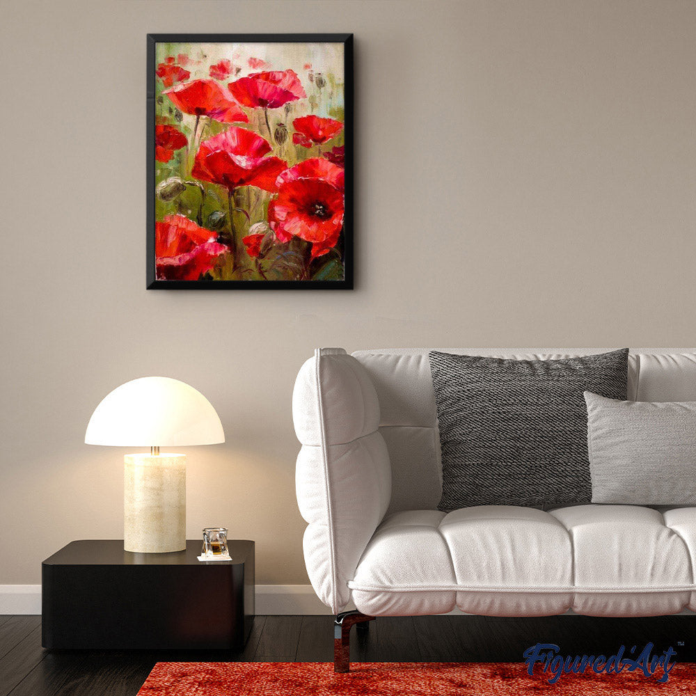 Paint By Numbers - Poppy Field