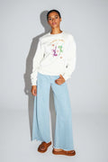 The Eddie Lucky Girl Sweatshirt In Organic Cotton Made In Portugal