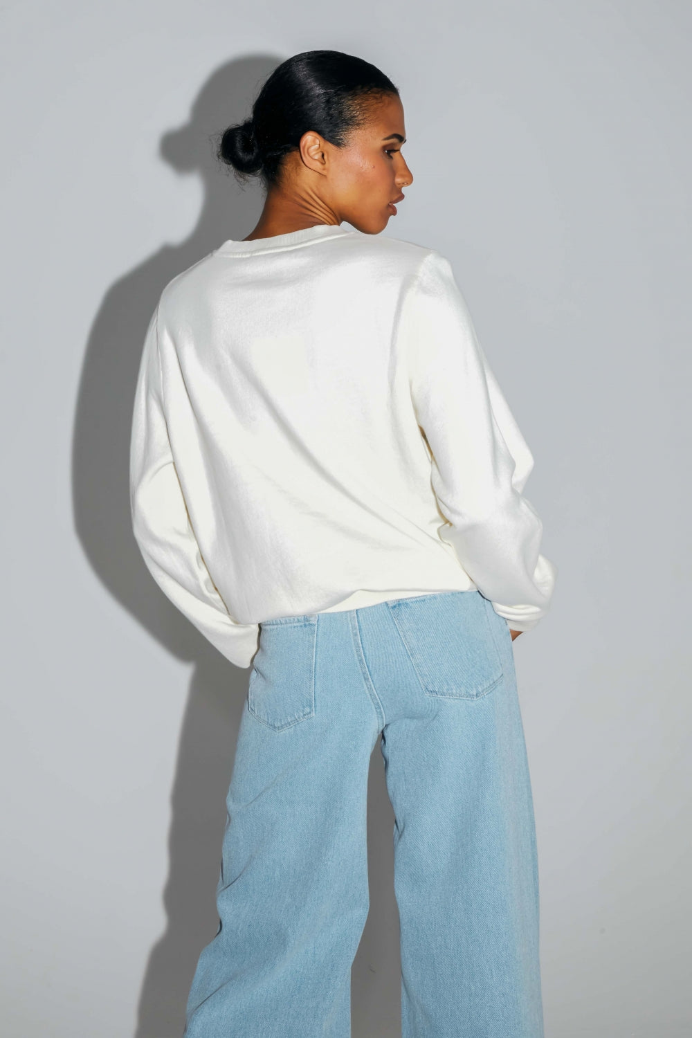 The Eddie Lucky Girl Sweatshirt In Organic Cotton Made In Portugal