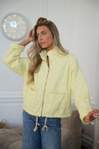 Chaqueta con cremallera Tressia - Amarillo