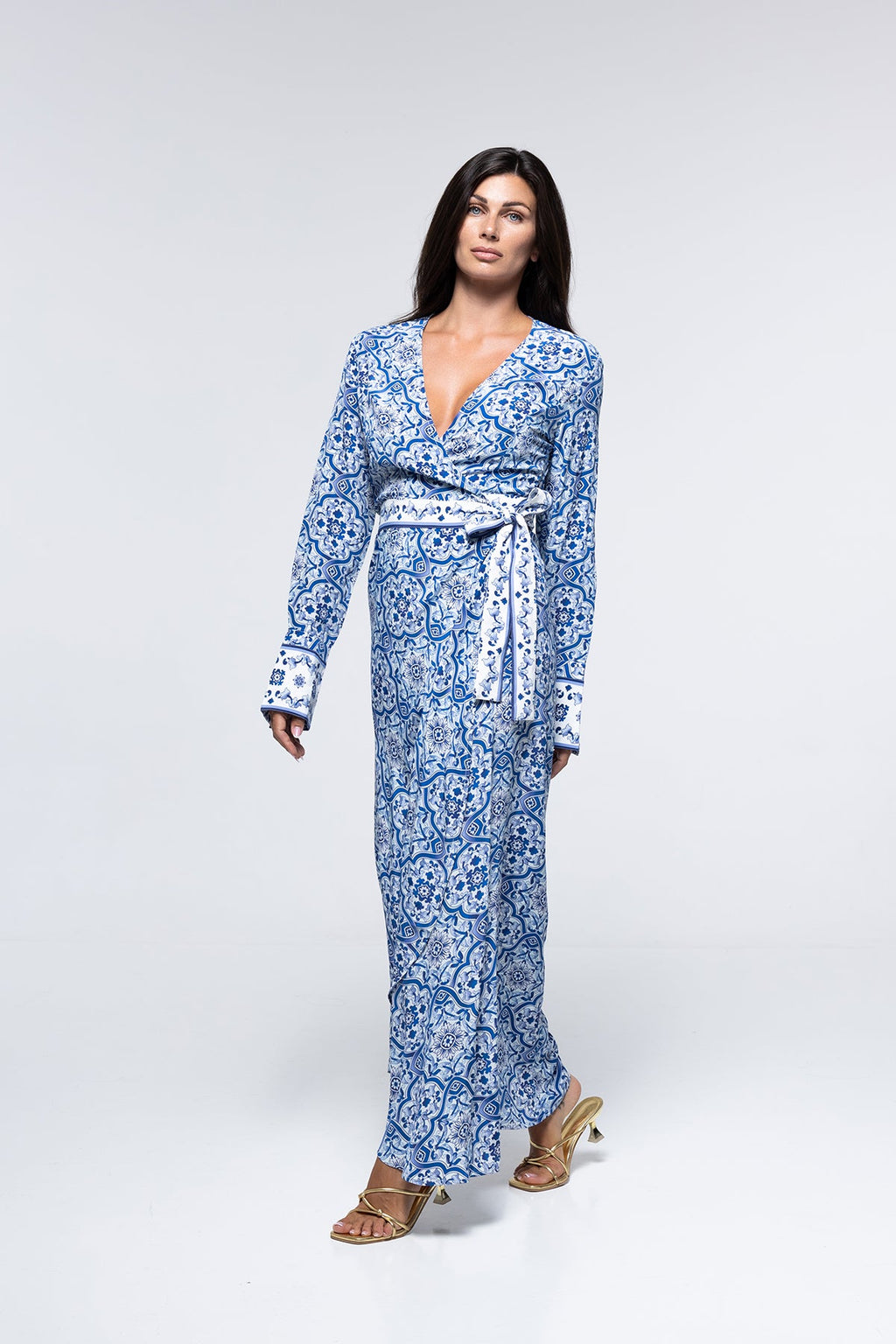 Robe Valina - Blue Tile