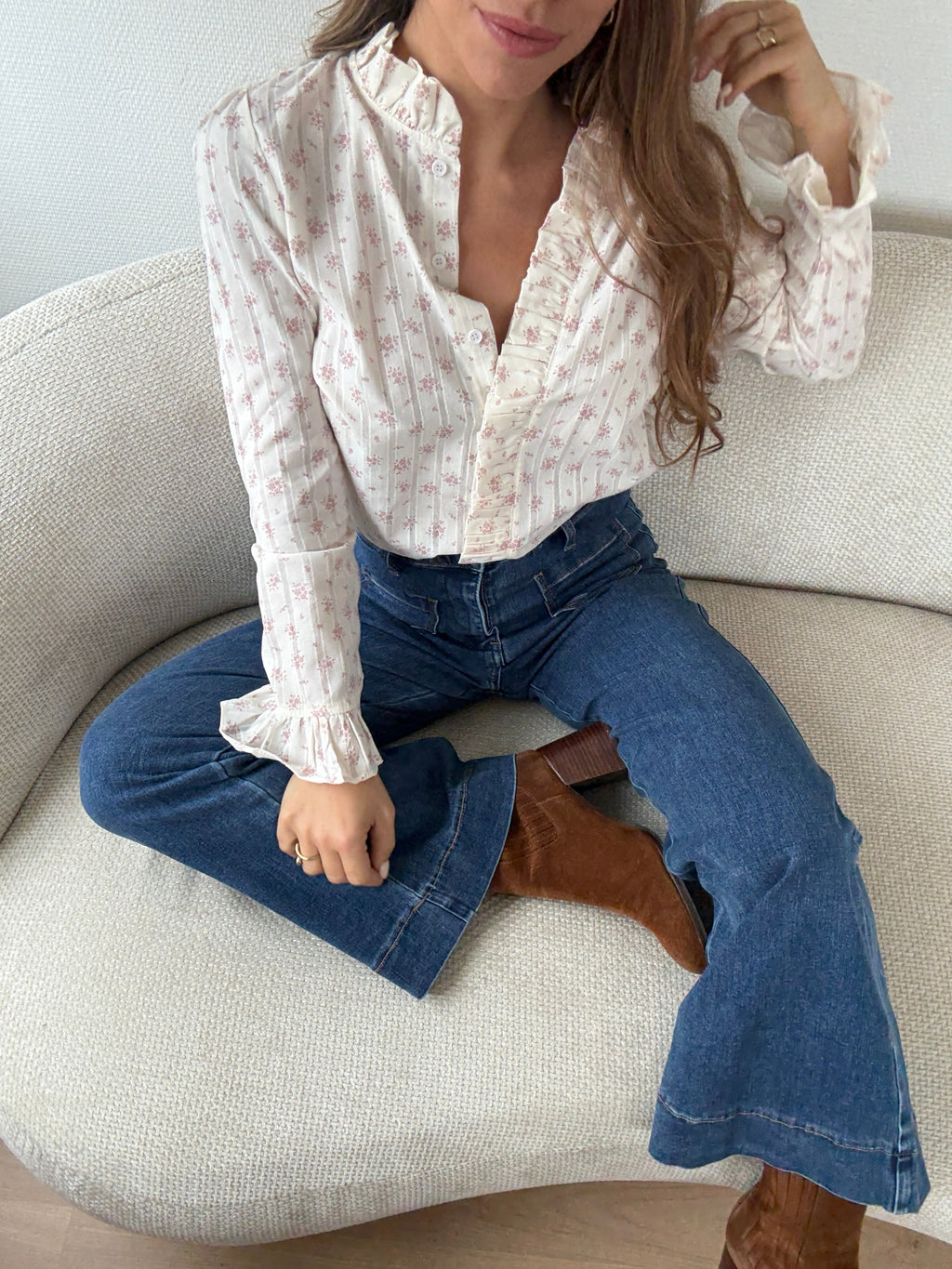 Blouse À Fleurs Janelle