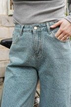 Romeo Blue Leopard Jeans
