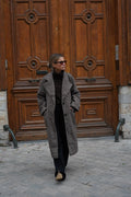 Nicolas Chocolate Check Coat