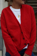 Stanislas Red Cardigan