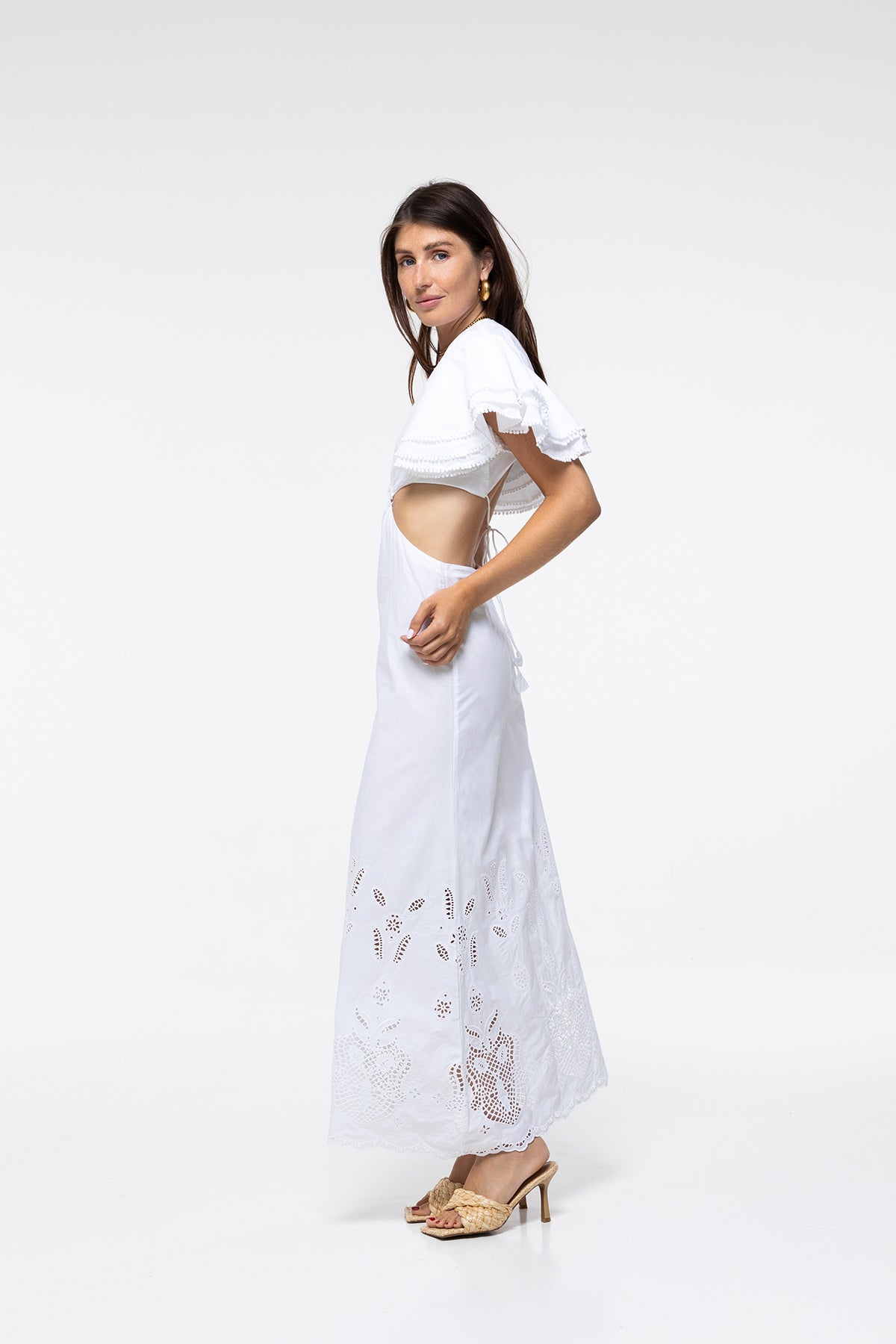 Robe Margaux - Broderies Blanches