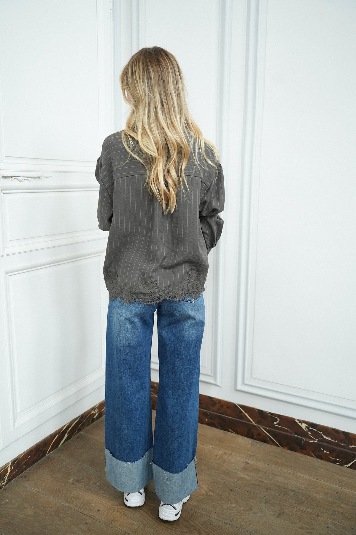 Jeans Met Omslag Alban - Blauw