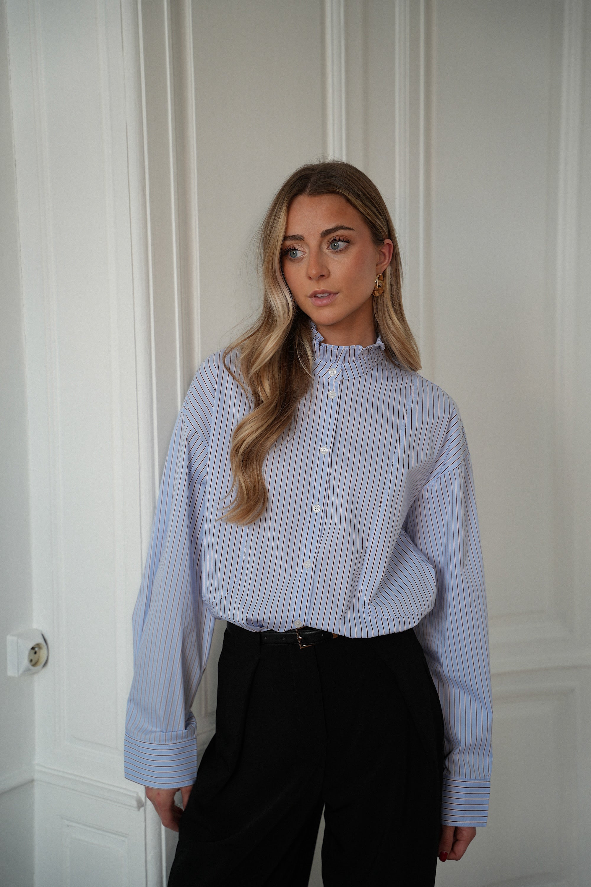 Chemise Ample Evane - Bleue