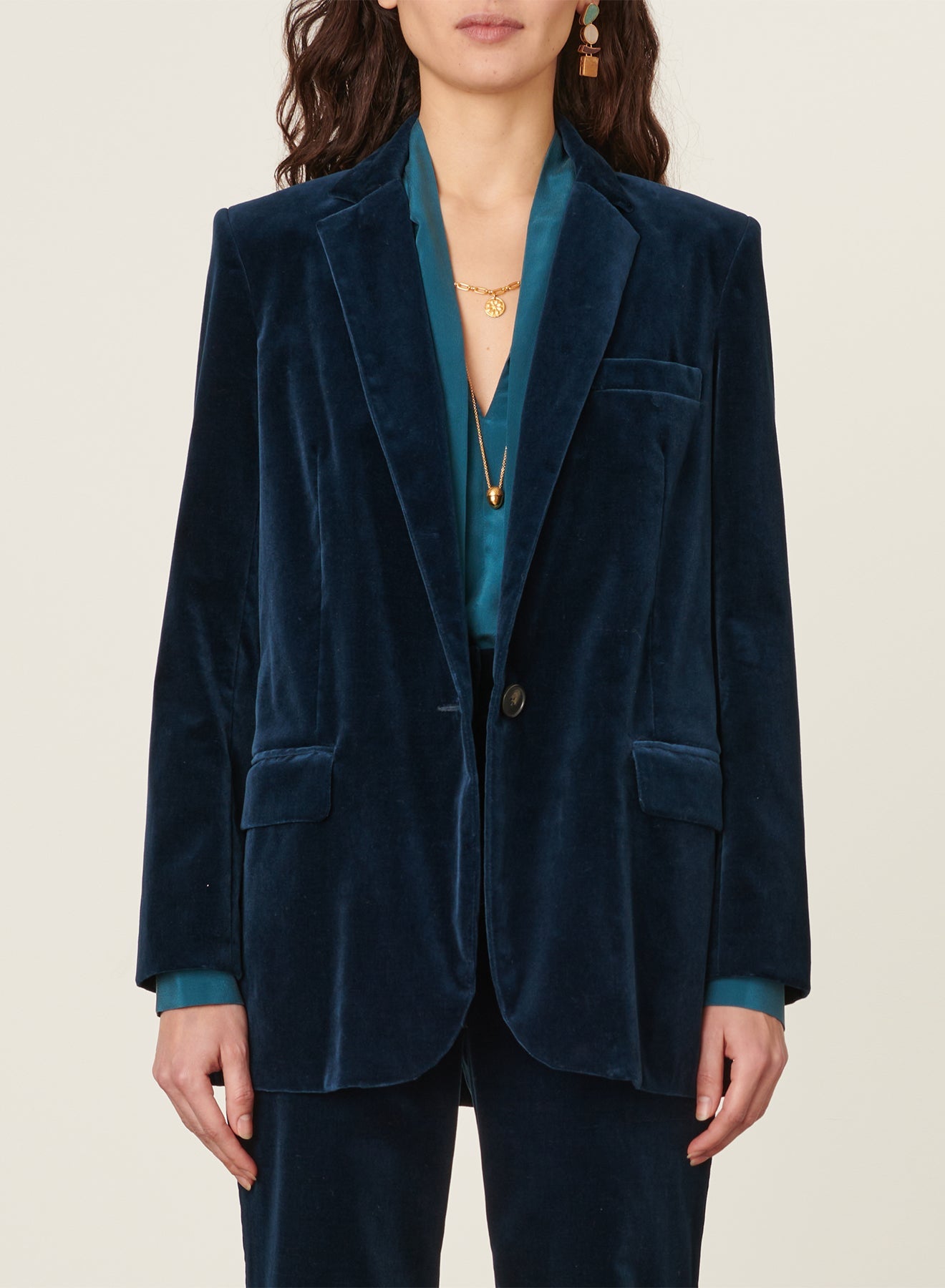 Vanessa Bruno - Chaqueta Tilia - Petróleo