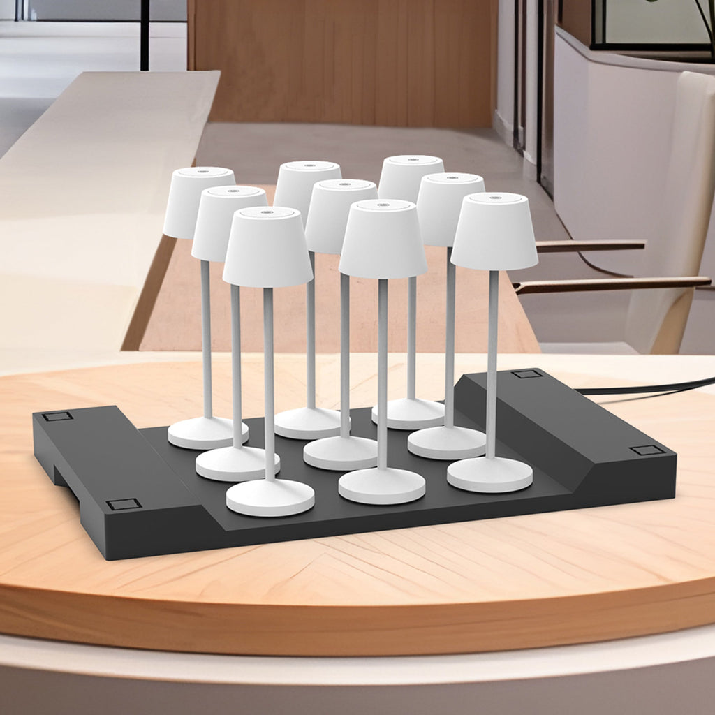 Emily - Lámpara de Mesa Inalámbrica - Acero - Blanco