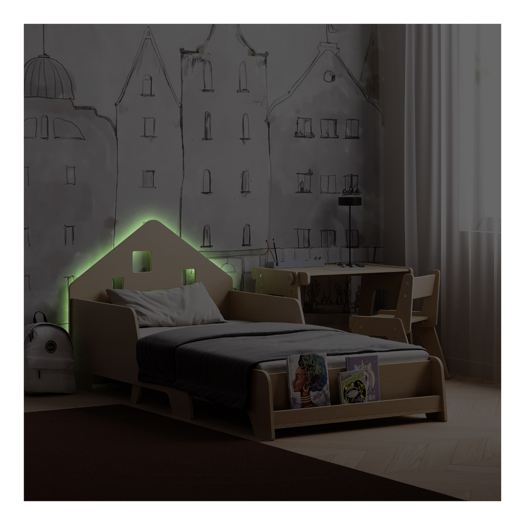 Cama Cabina Extensible Con Iluminación Led