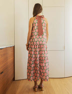 Kleid mit Muschelmuster Davia