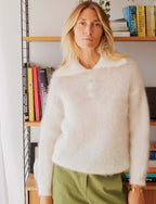 Cremeweißer Pullover Elmer
