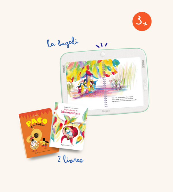 Paquete de tableta y libros (3+)