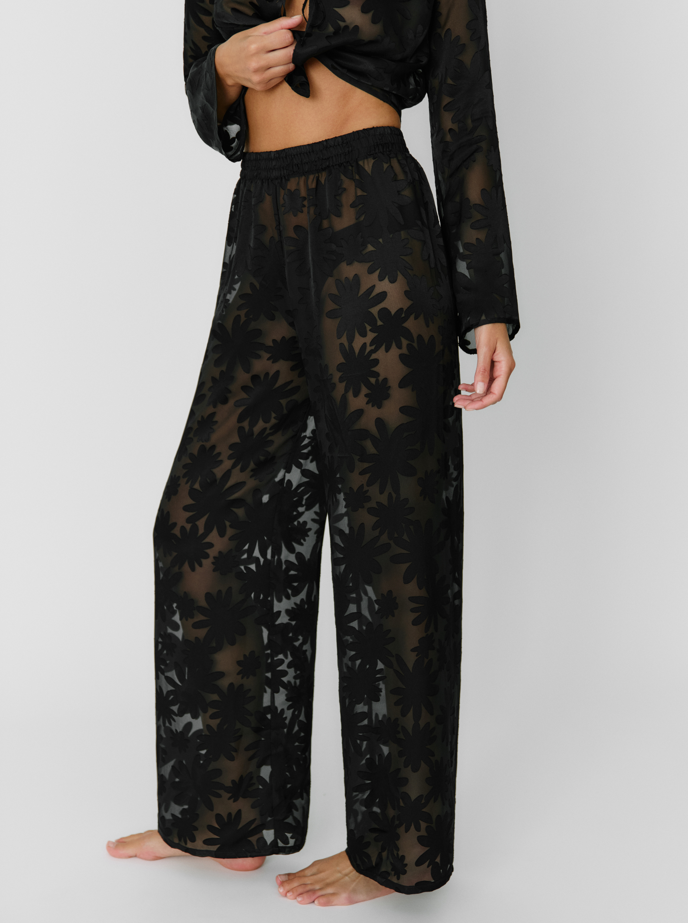 Pantalones de flor de sombra