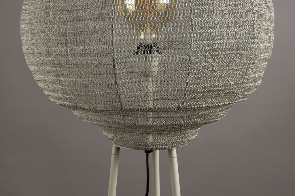 Meezan - Floor Lamp - Iron - Sand Gray