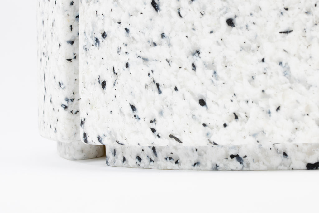 Bloom - Fauteuil lounge - Ecopixel - Blanc-Terrazzo
