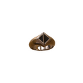 Christian Dior - Anello a fascia con logo in acciaio - Argento