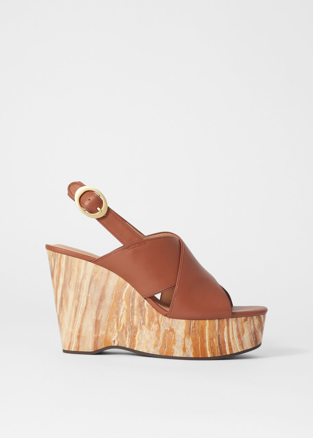 Sandales Compensées Bobbi - Marron